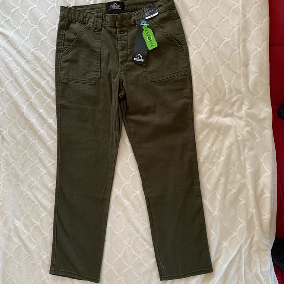 Jordache Army Green Jeans - Picture 1 of 6